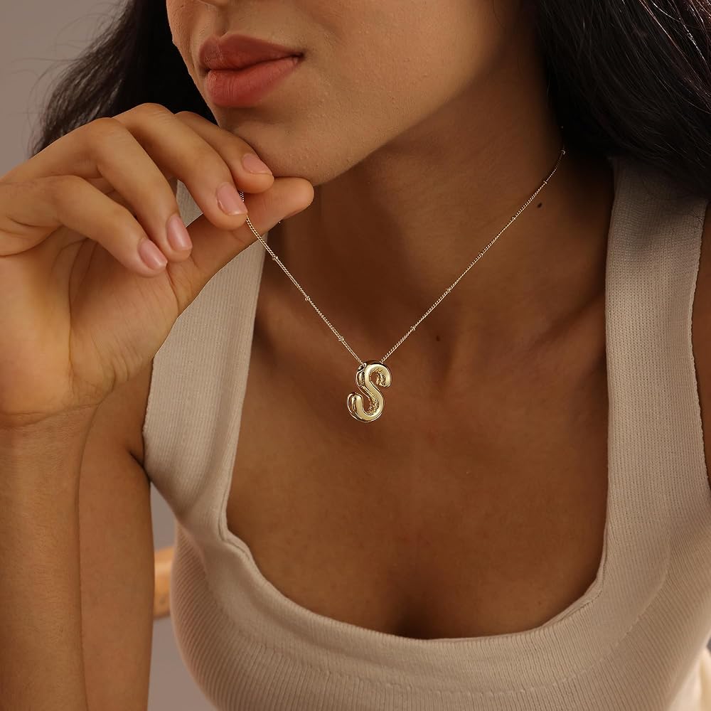 Bubble Letters Necklace: Where to Buy the Hottest Styles?