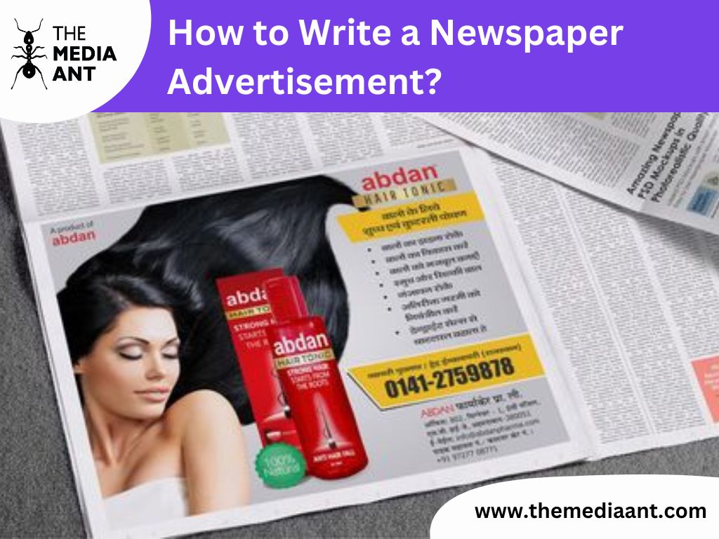 Newspaper Advertisement Sample: See How to Write One Easy