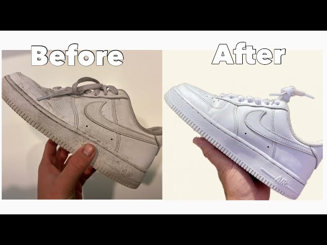 How to Clean Your Grey High Top Air Force 1 Sneakers