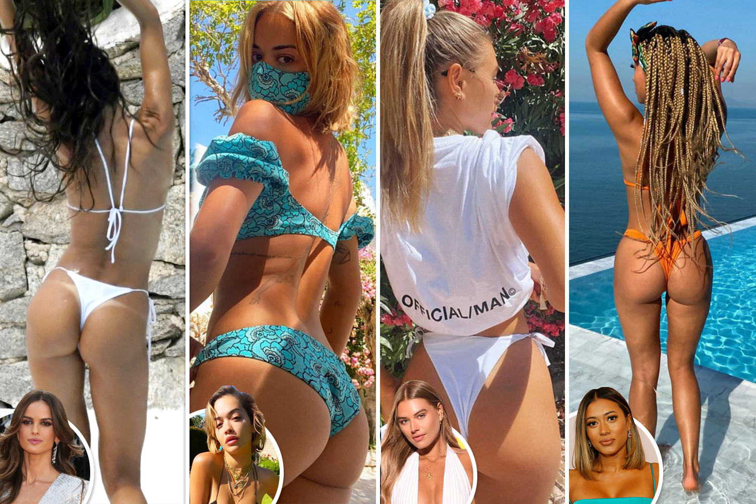 From Beach to Street: Celebrities in Thongs