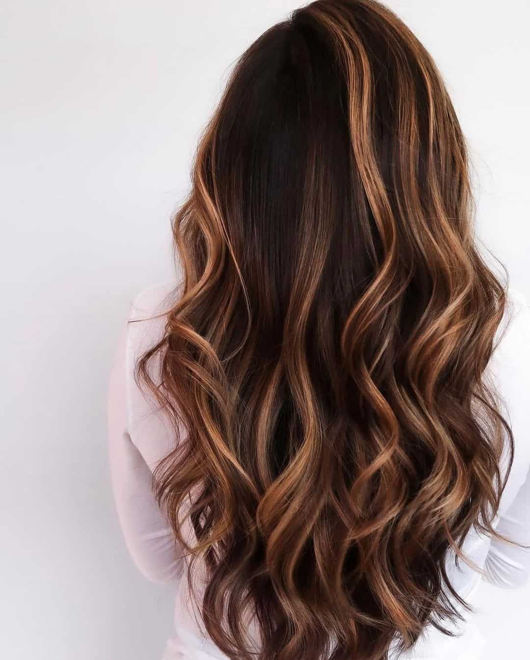 Best Caramel Brown Highlights for Black Hair: Color Ideas