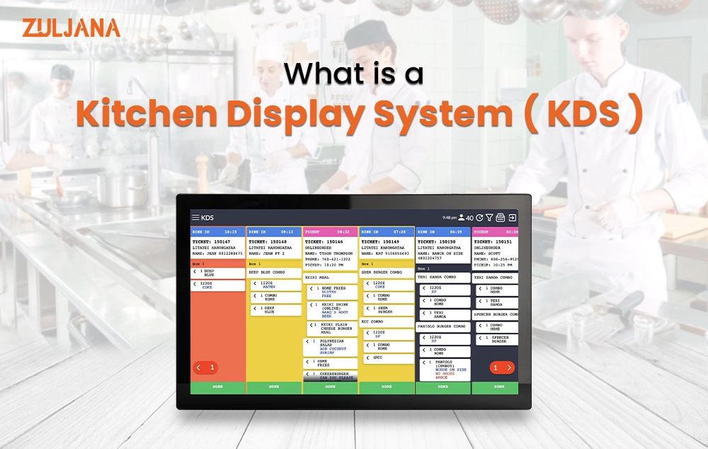 kds blue and yellow What Are They All About (Learn the Basics of Kitchen Display Systems)