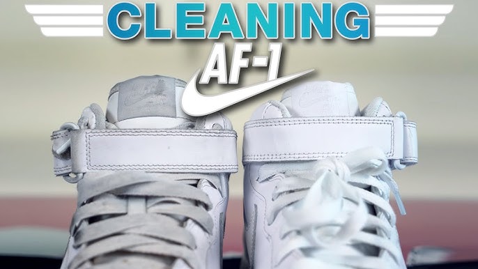 How to Clean Your Grey High Top Air Force 1 Sneakers