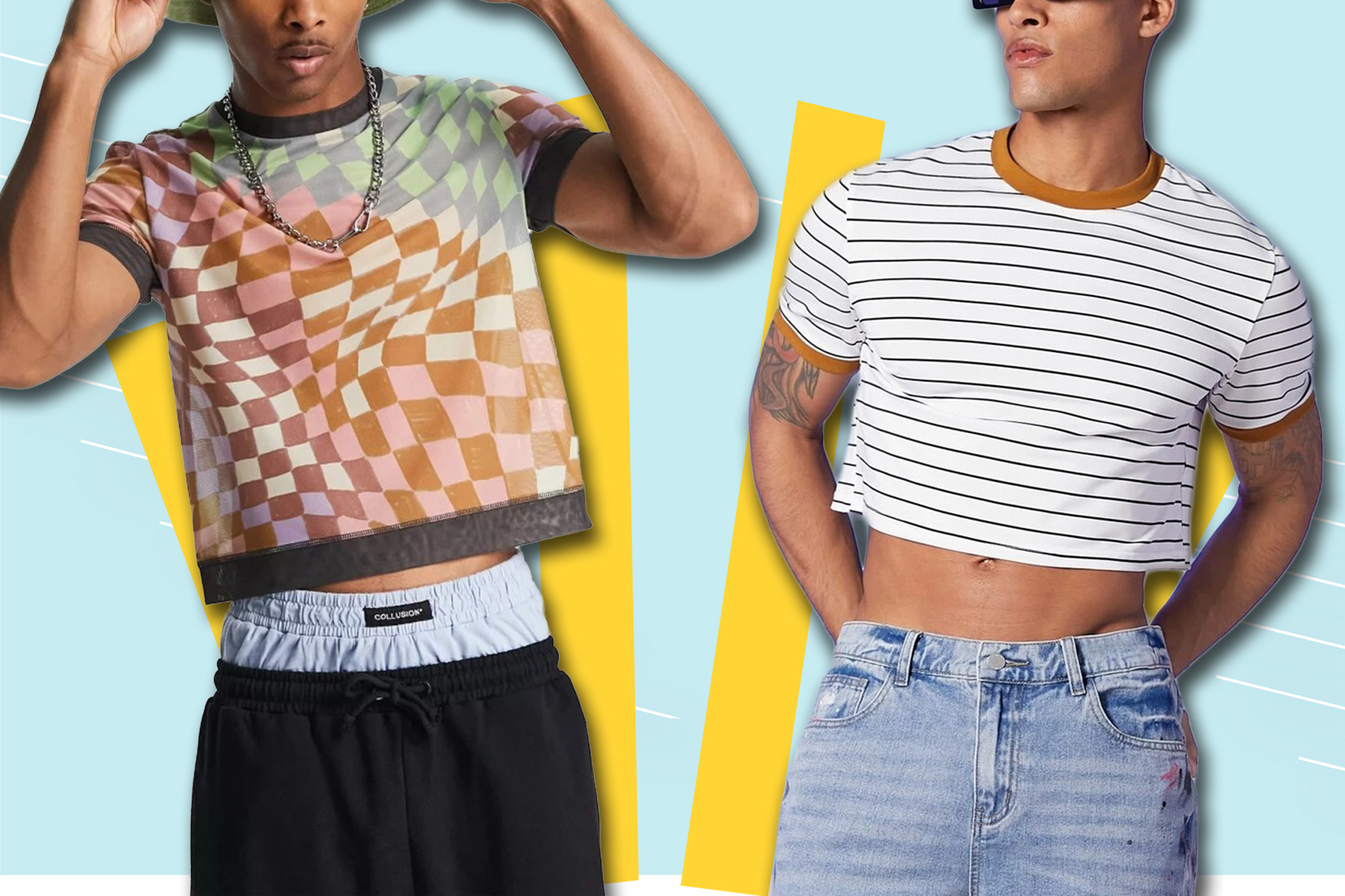 Where to Buy Stylish Crop Tops for Men Online?