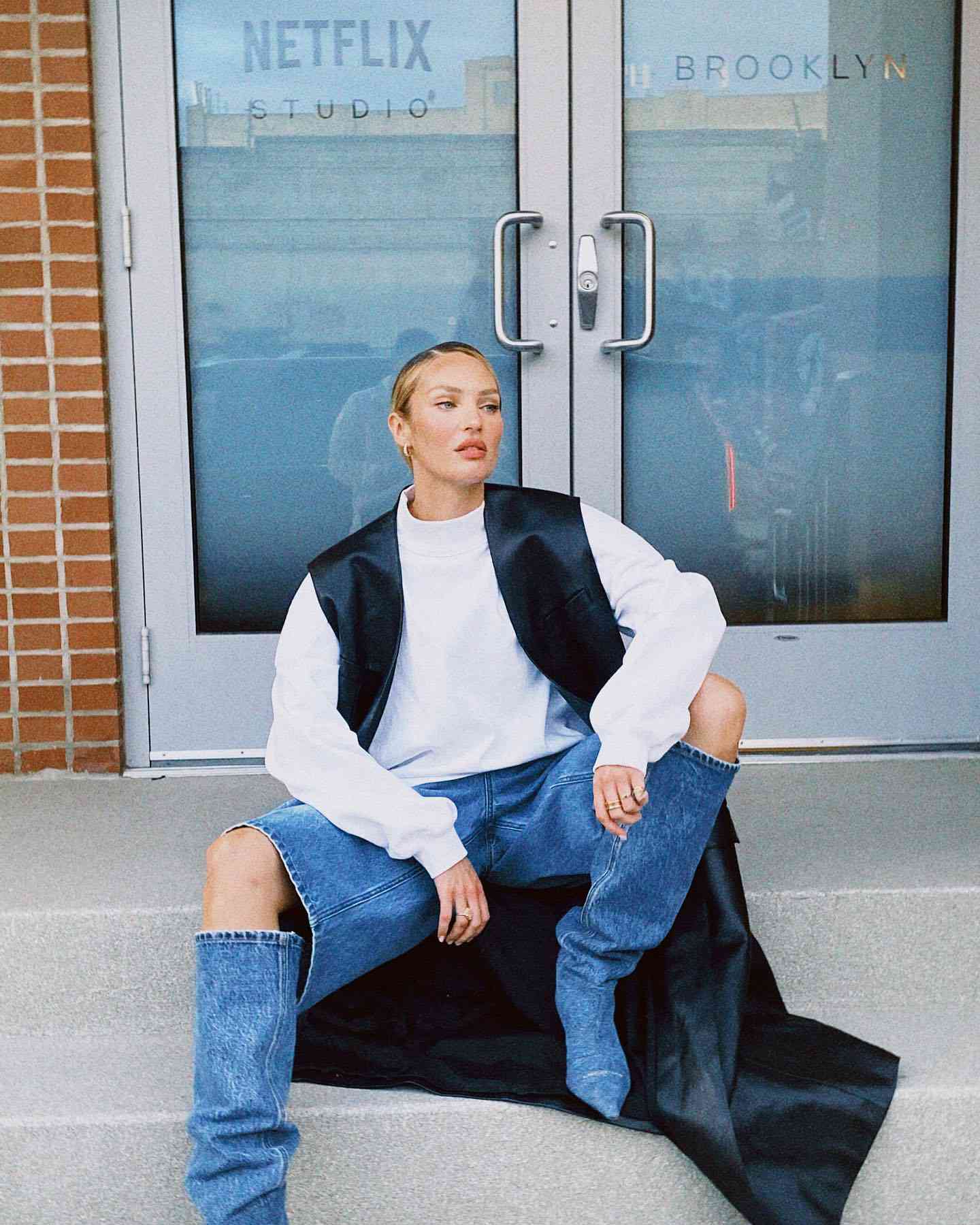 Get the Look: Candice Swanepoels Favorite Jeans and How to Style Them