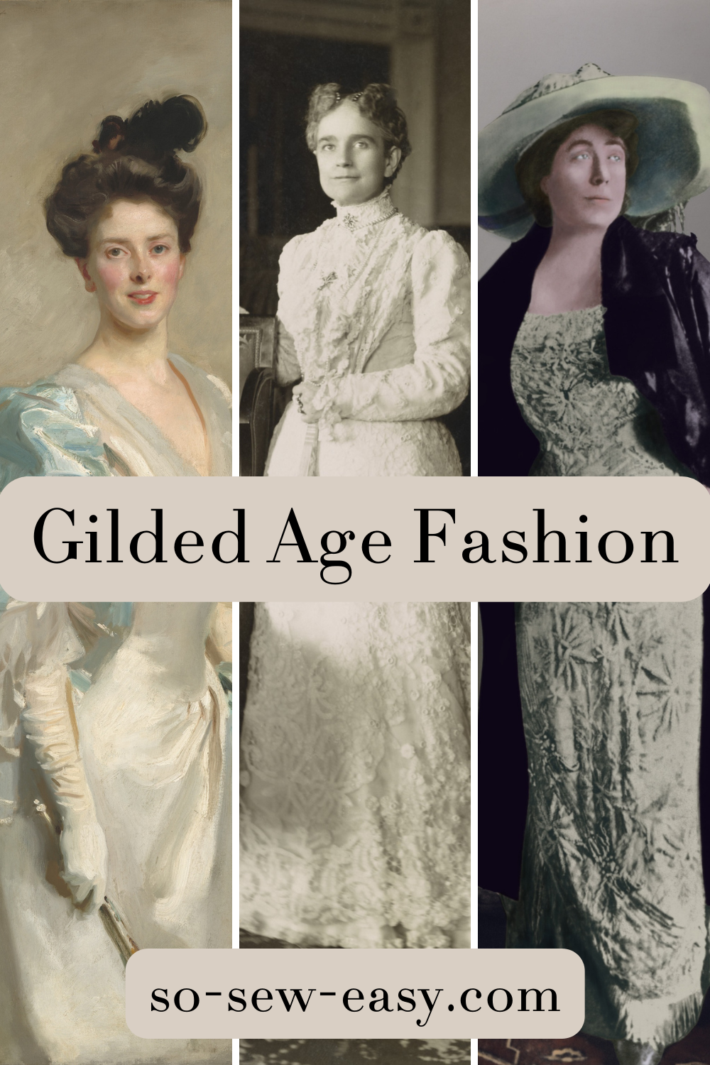 What was fashion during the gilded age like? Check out these crazy styles from back in the day!