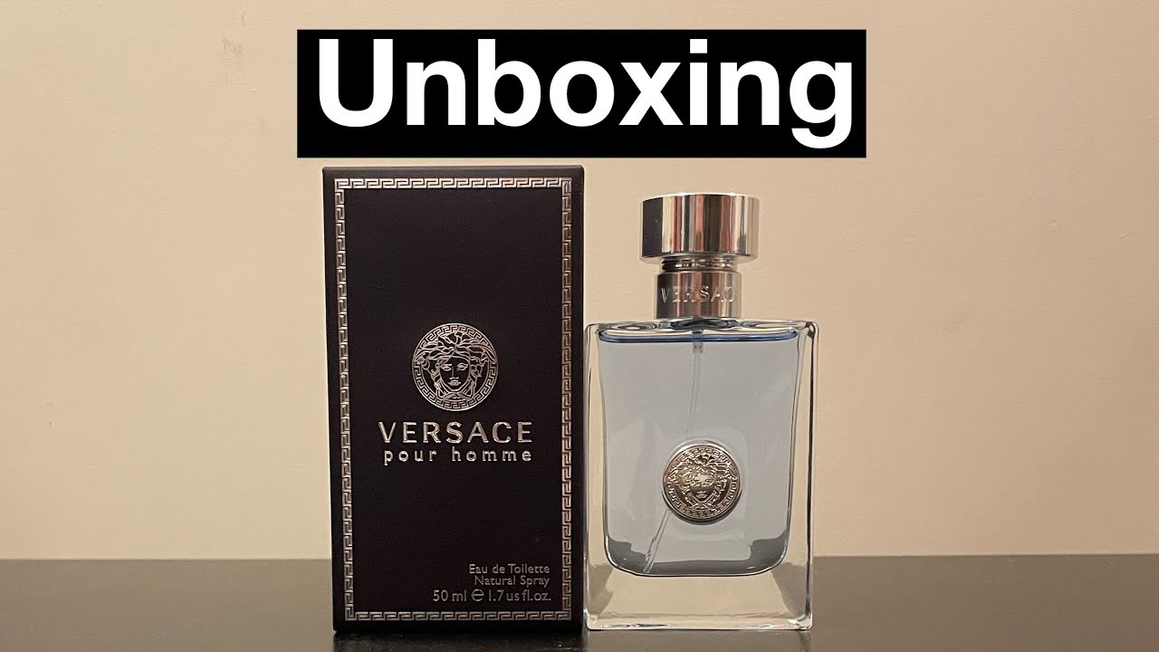 Unboxing the Versace Pour Homme Bottle Experience