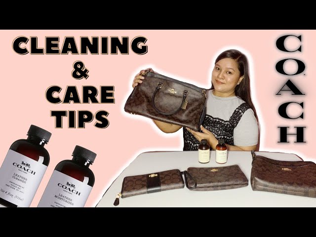 How to clean small coach purse(simple steps for care and maintenance)