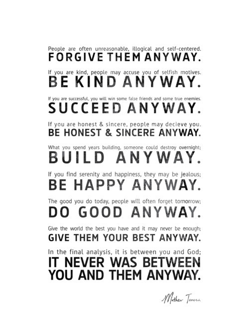 Stop Comparing! It Was Never Between You and Them Anyway