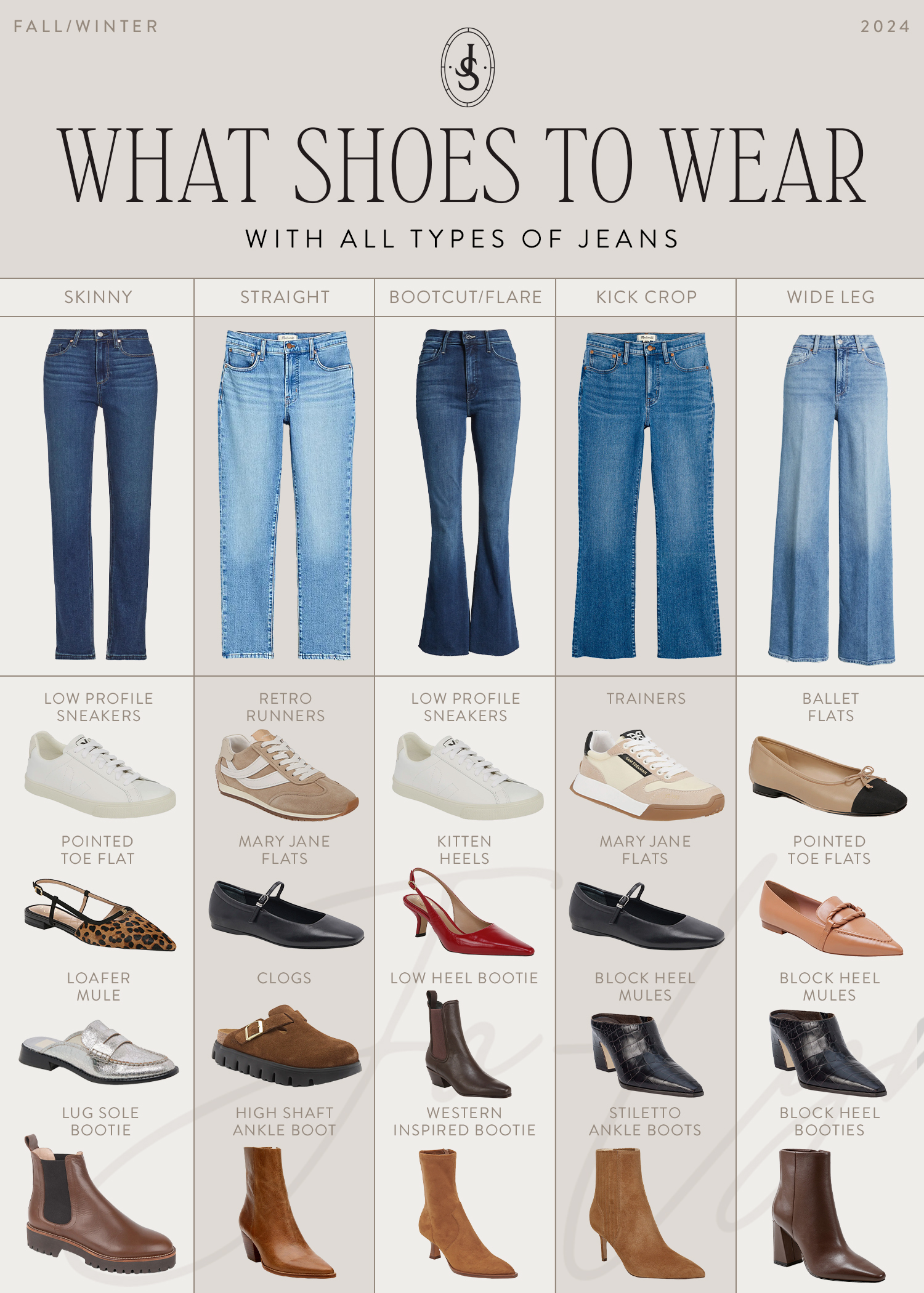 What shoes can you wear with skinny jeans? The best shoe styles you can wear right now.