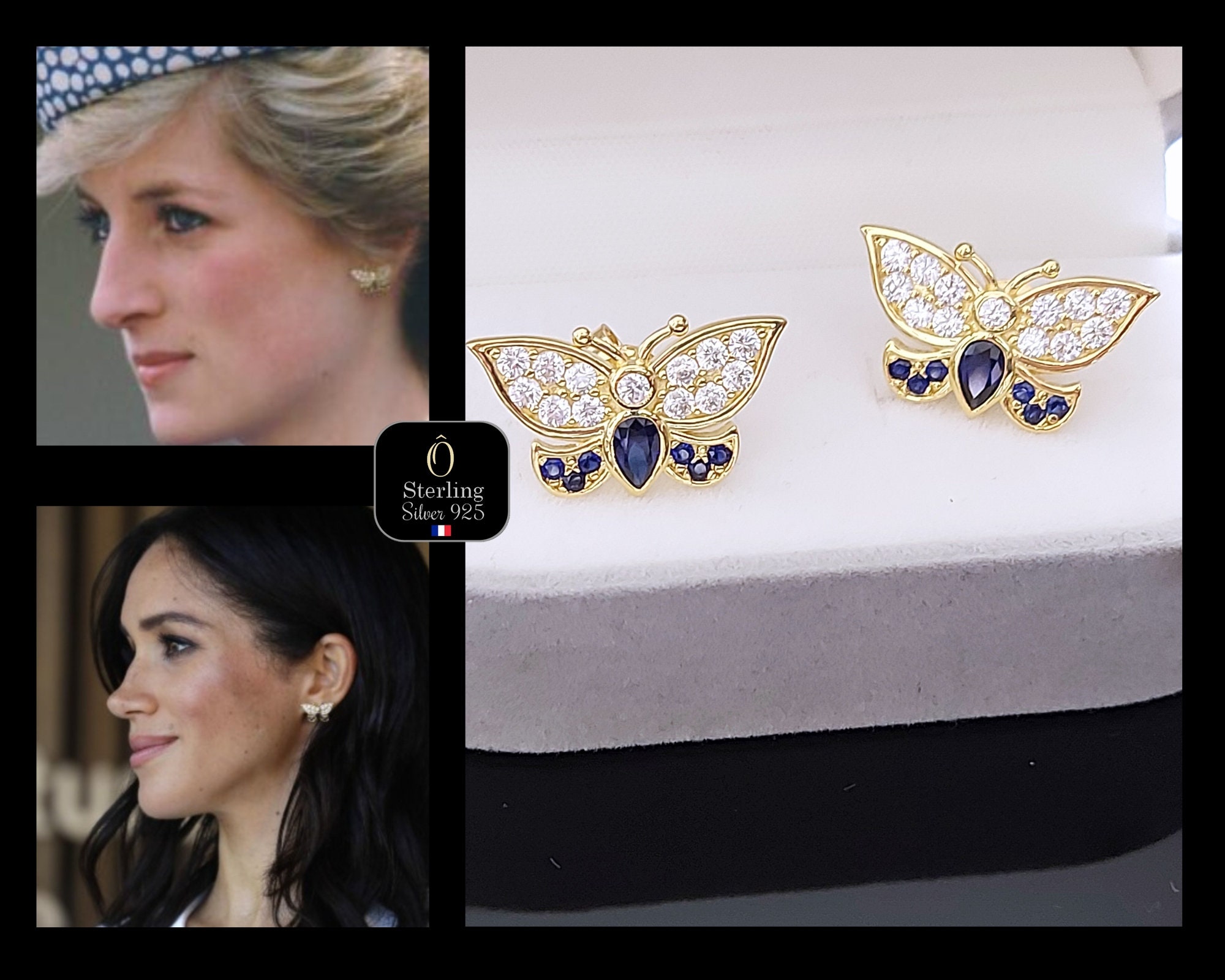 Princess Diana Butterfly Earrings: Where to Find Replicas and Similar Styles Online