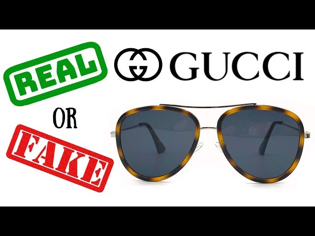 Buying Gucci Glasses? Learn how to tell real gucci glasses from Fake Quickly and Easily!