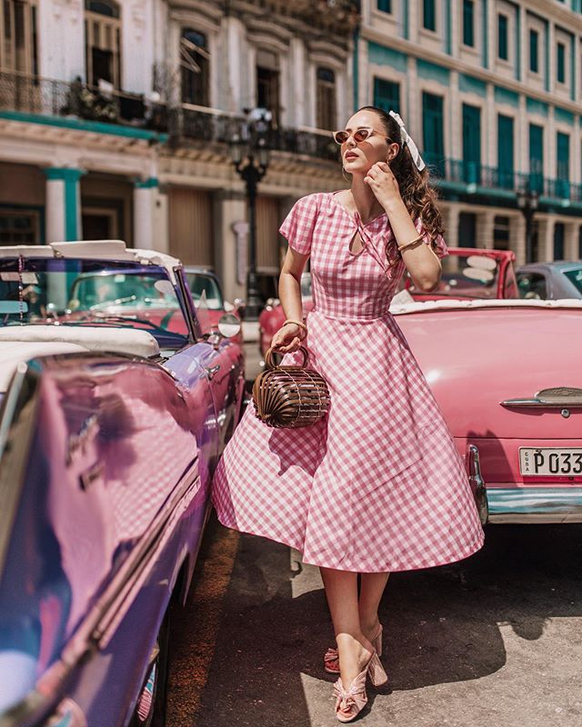 Pepto Bismol Pink 50s Style Dress: Rock the Retro Look This Season