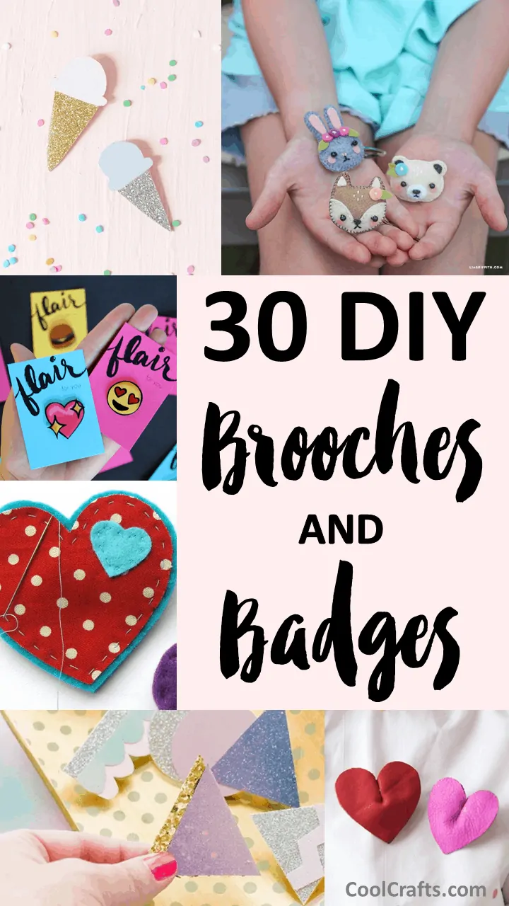 Pin brooch DIY ideas: How to make your own unique designs