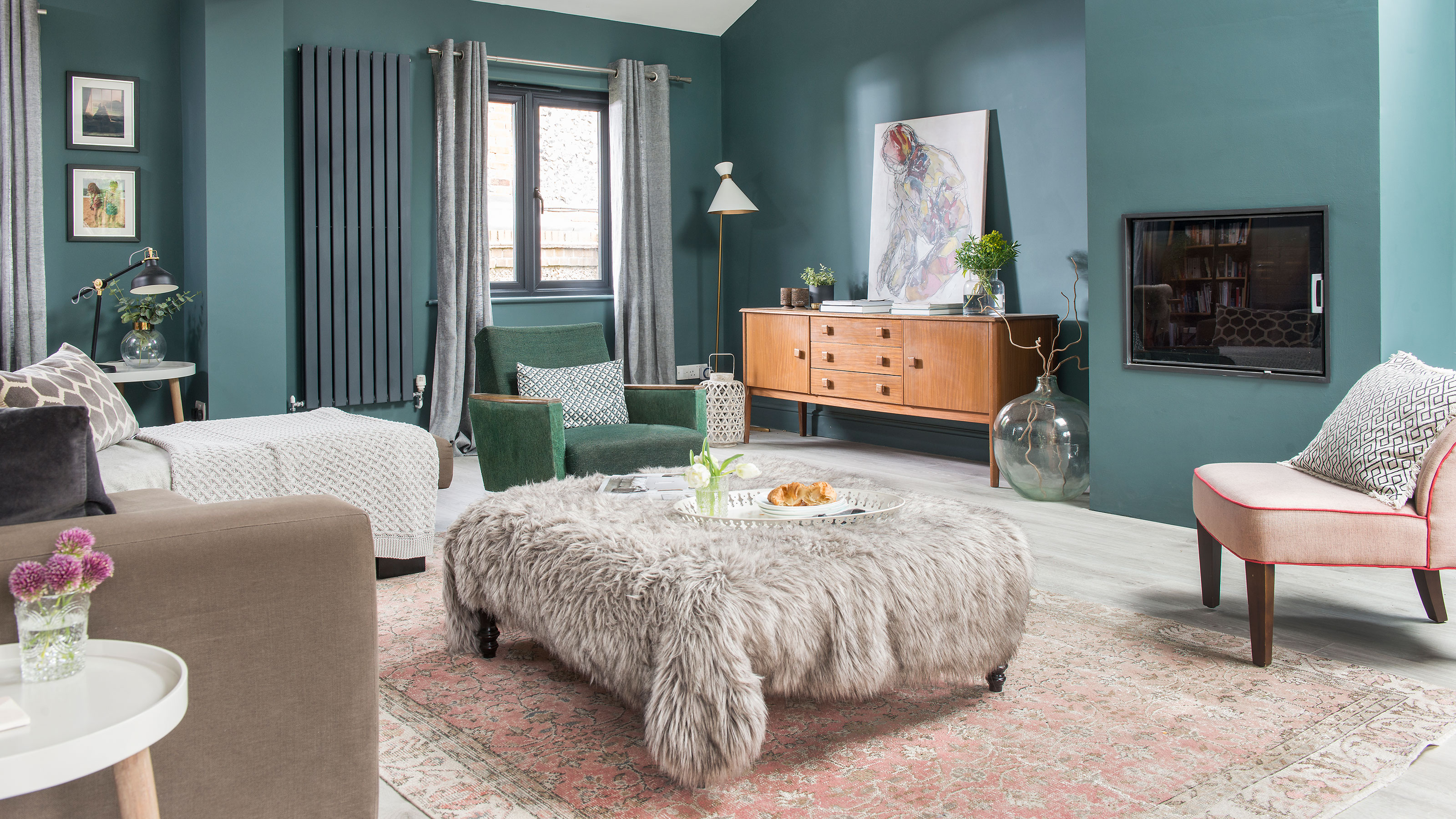 Where to buy the best teal and gray home decor.