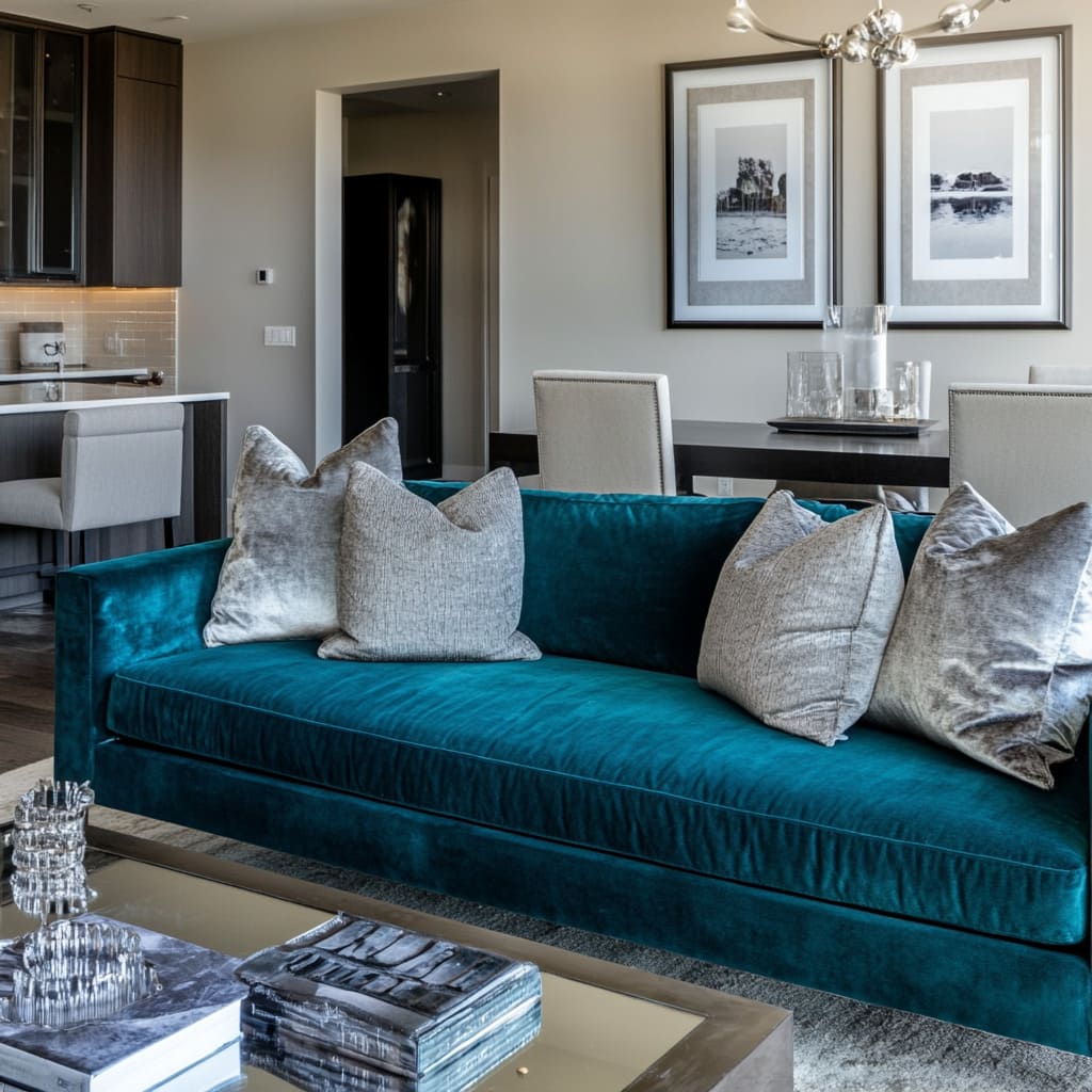 Where to buy the best teal and gray home decor.
