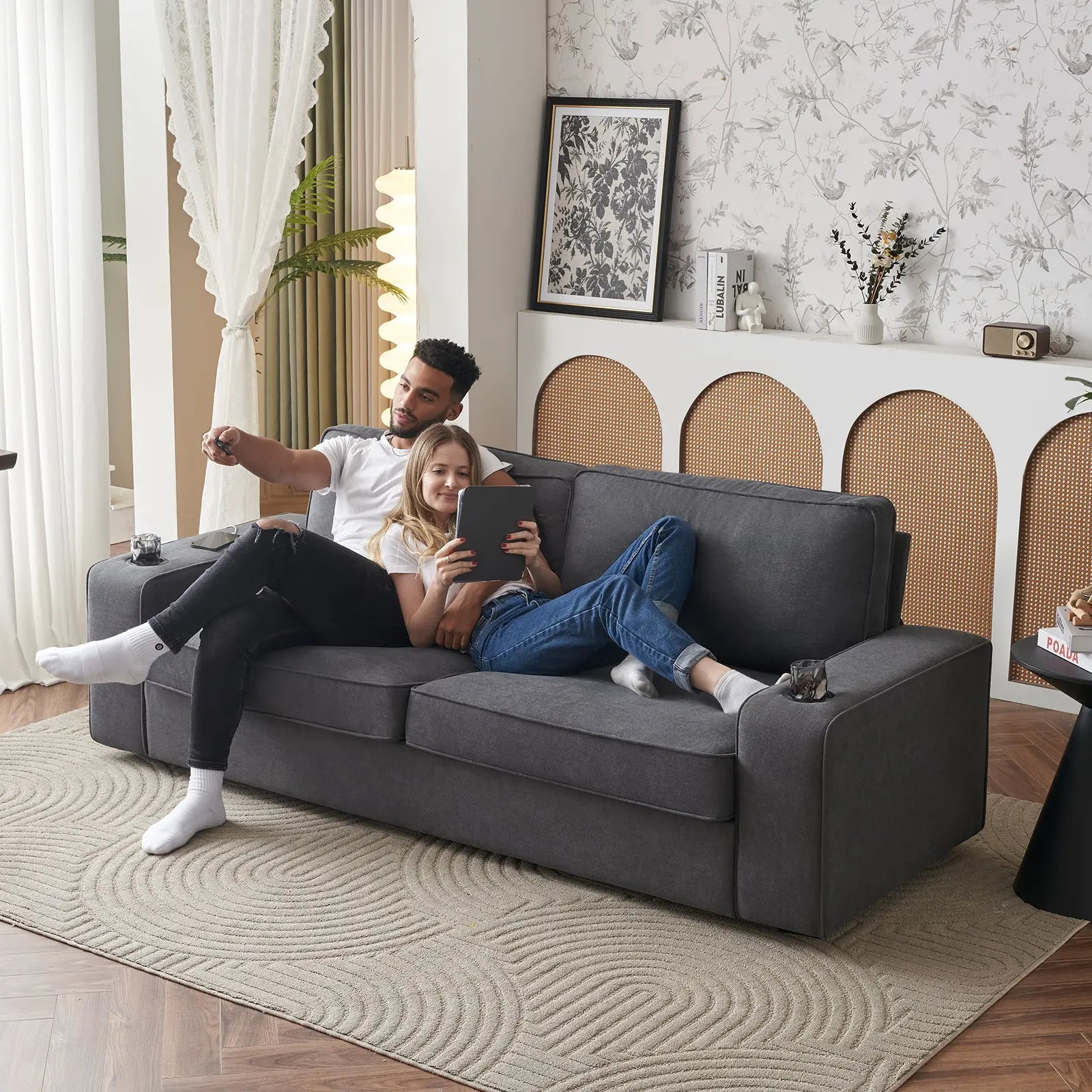Oversized Deep Sofa Styles:Get supreme comfort for Your Living Room .