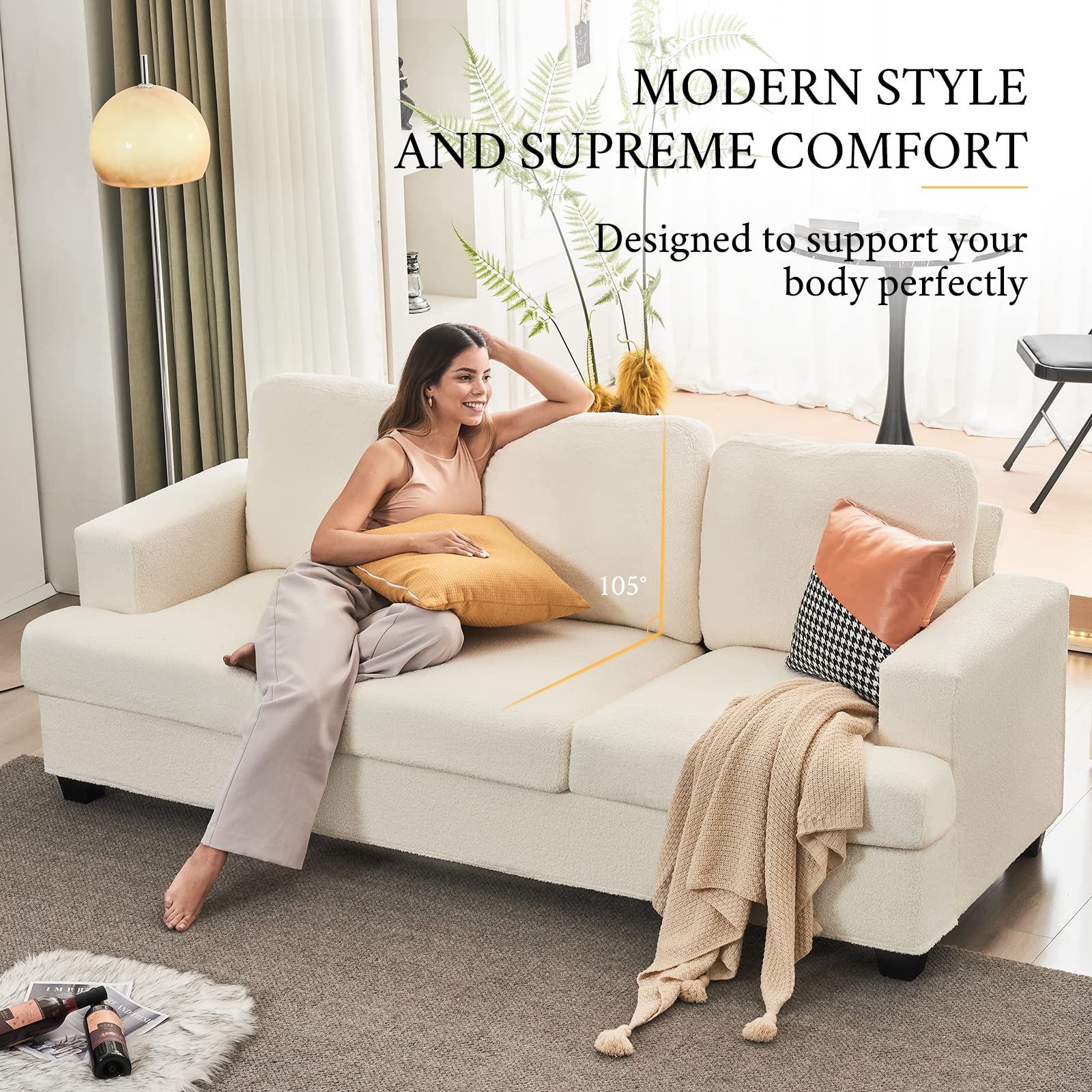 Oversized Deep Sofa Styles:Get supreme comfort for Your Living Room .