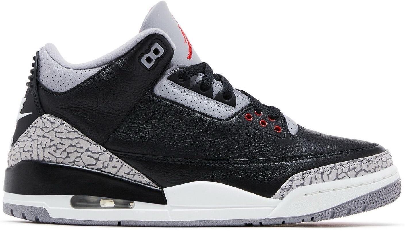 Jordan 3 Black Cement 2024: Price & Resale Value.