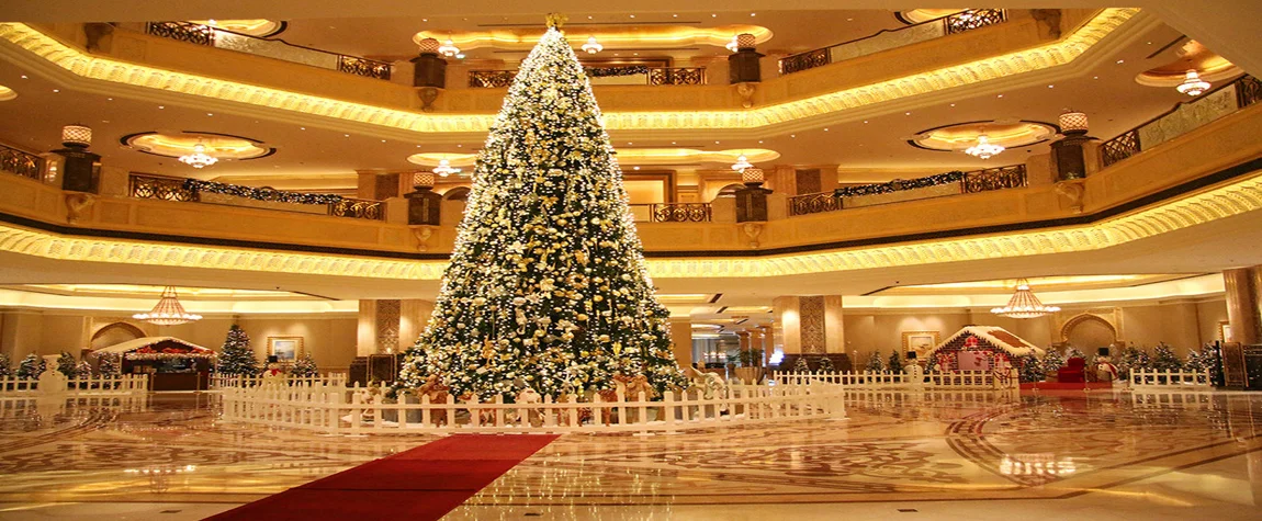 Want to see the Emirates Palace Abu Dhabi Christmas tree? Here is how you can visit this amazing holiday sight.