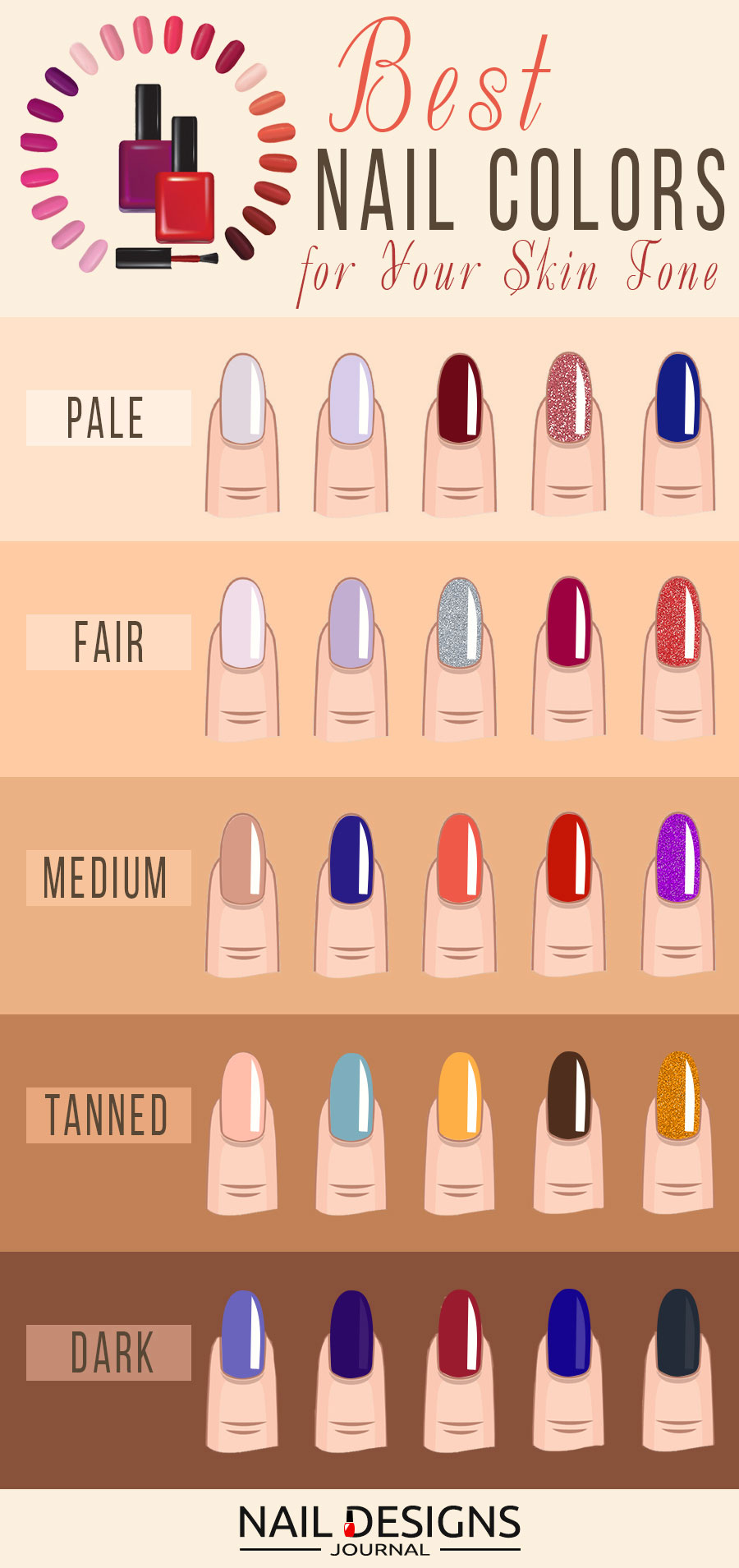 Olive Skin Tone? These Nail Colors Will Look Amazing!