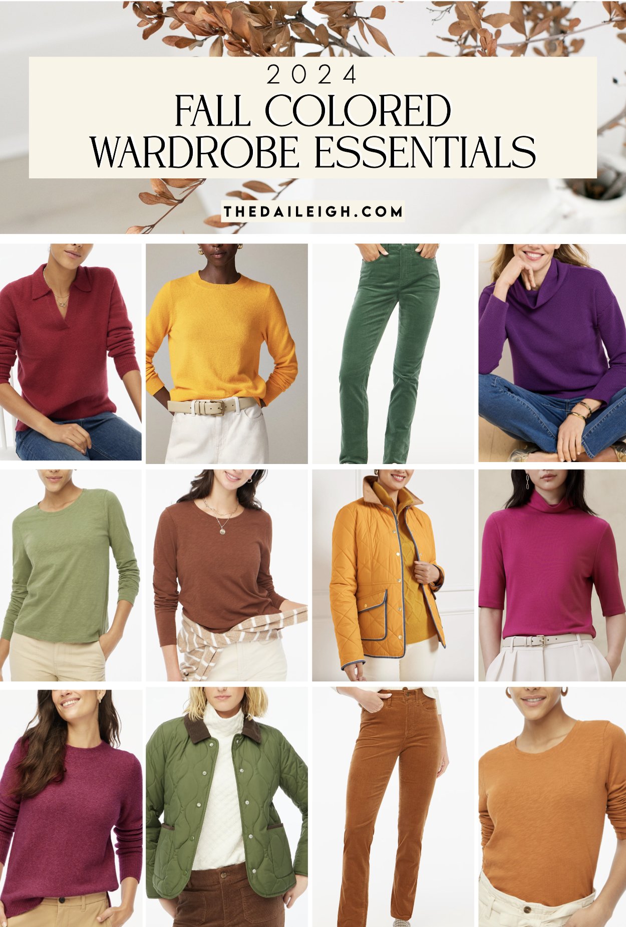 Fall Capsule Colors: Embrace Autumn Hues in Your Wardrobe