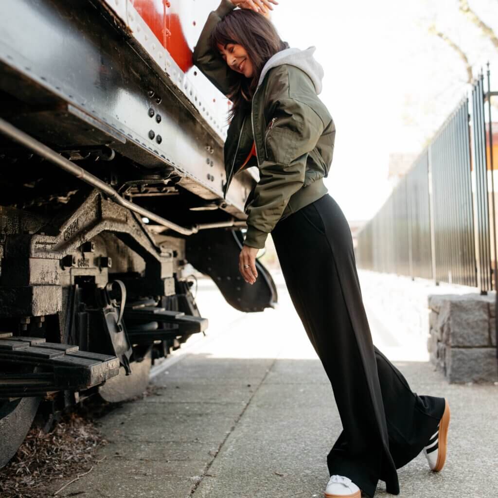 Want to look better styling track pants? Get insider advice for styling track pants for everyday wear.