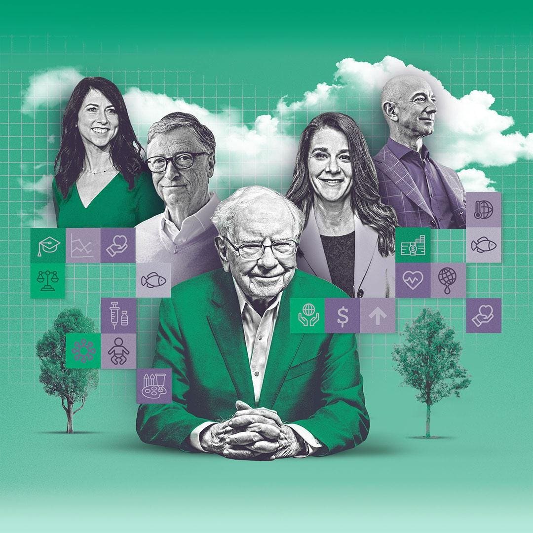 What makes the top philanthropists of all time? Explore their amazing generosity.