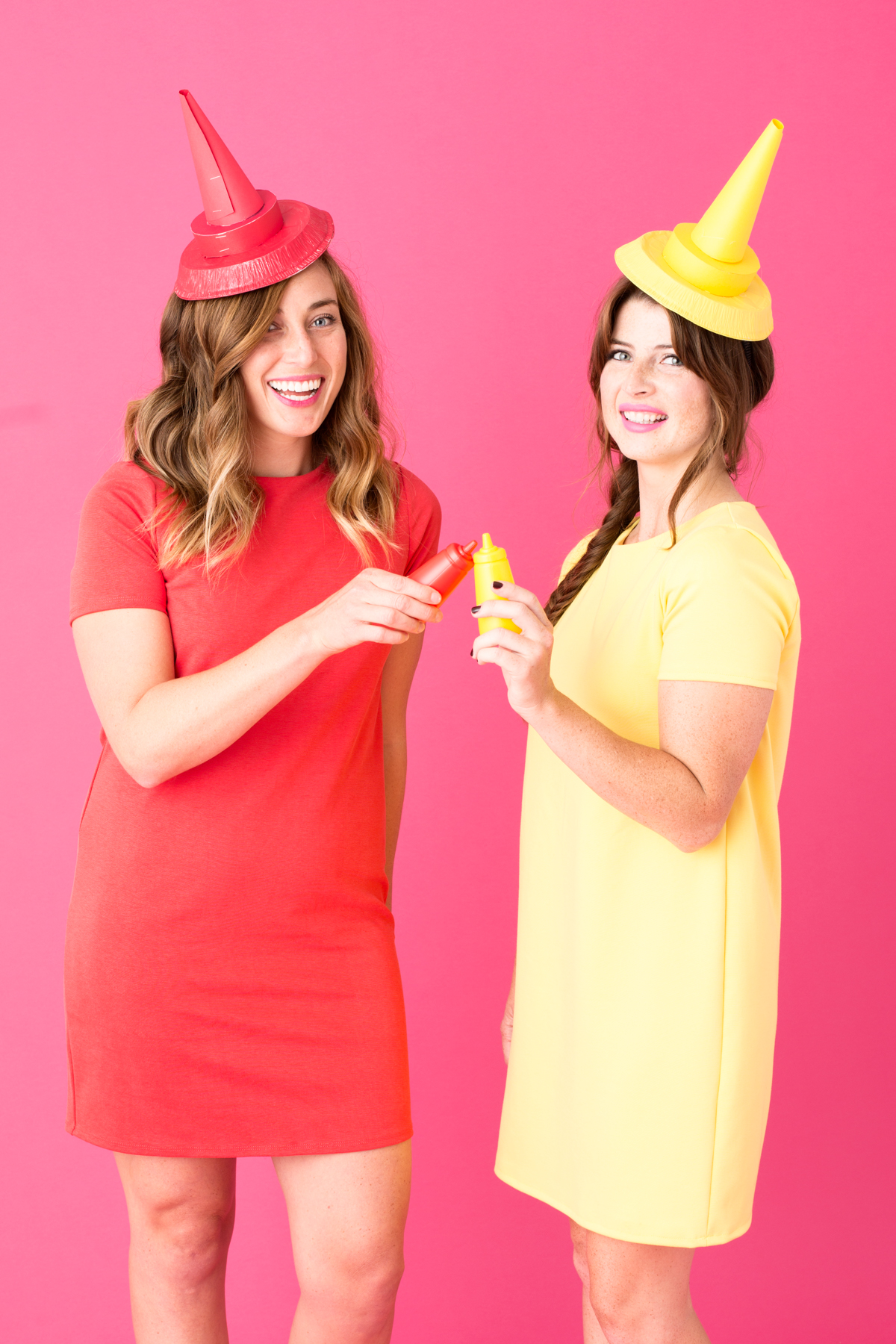 Make Your Own Ketchup and Mustard Costume: Simple Tutorial