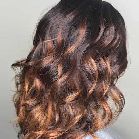 How to get brown color highlights on black hair easily