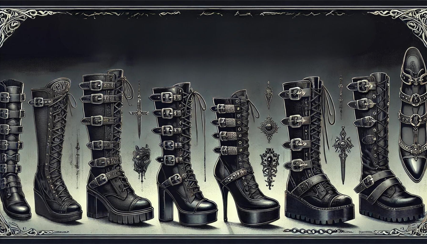 How to choose the perfect goth shoes? Follow these simple tips to find your ideal dark footwear.