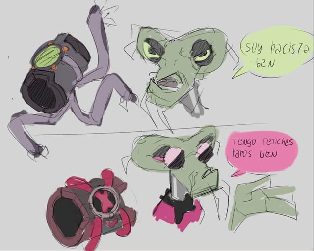 Where can someone find information or fan art about the carnitrix watch concept popular within the Ben 10 online fan communities?