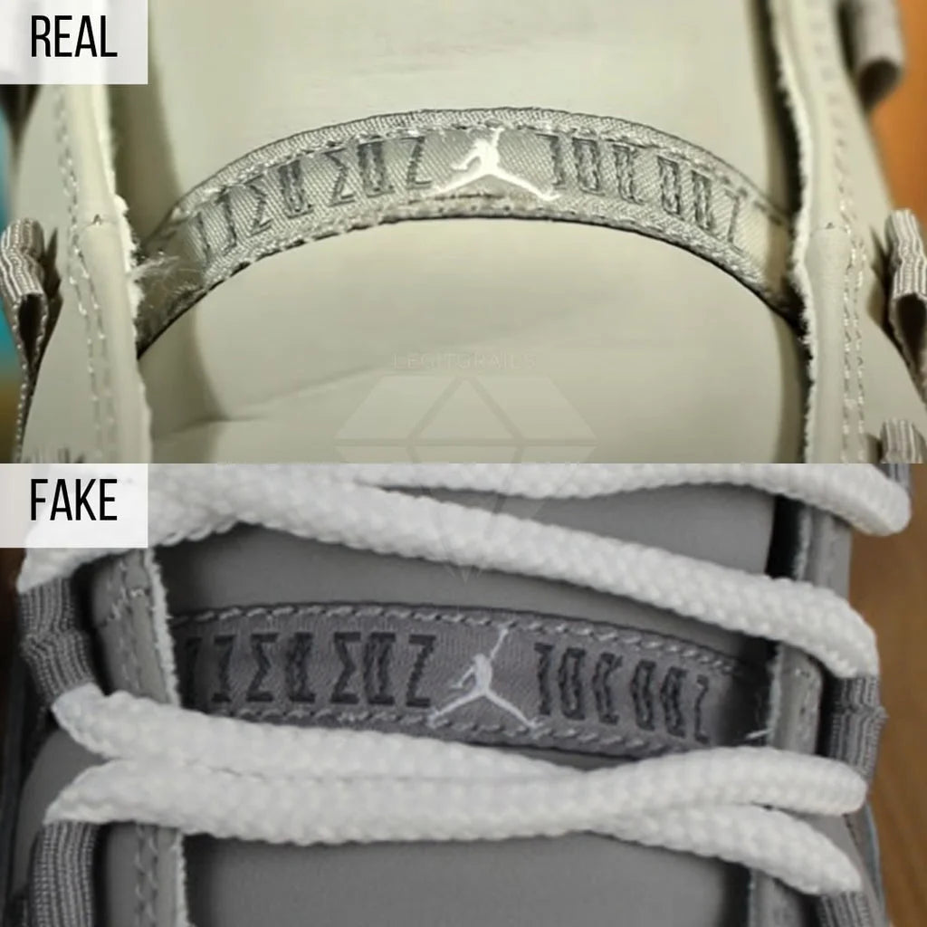 How do you know if silver jordan 11 are real? Use these easy tips to spot fake pairs.