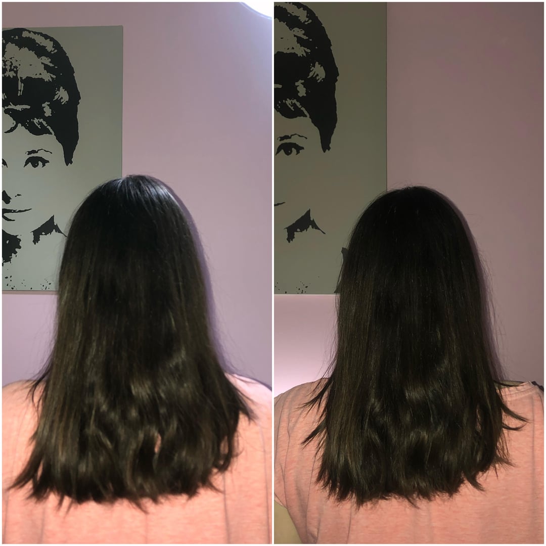 Why do the sides of my hair hang straight and what can I do to add texture?