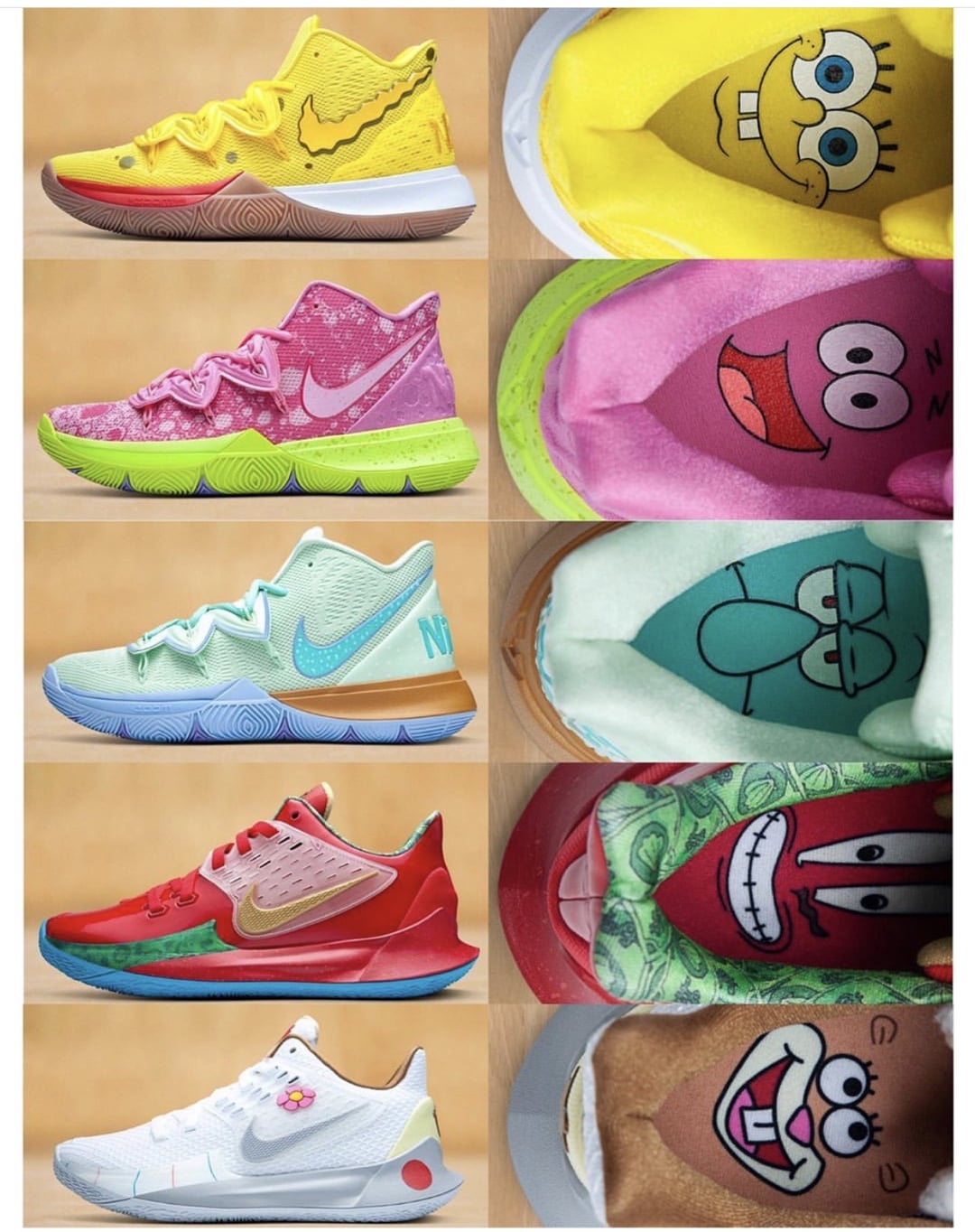 Which Spongebob Nikes should you get? Look at the full collection and pick the coolest pair!