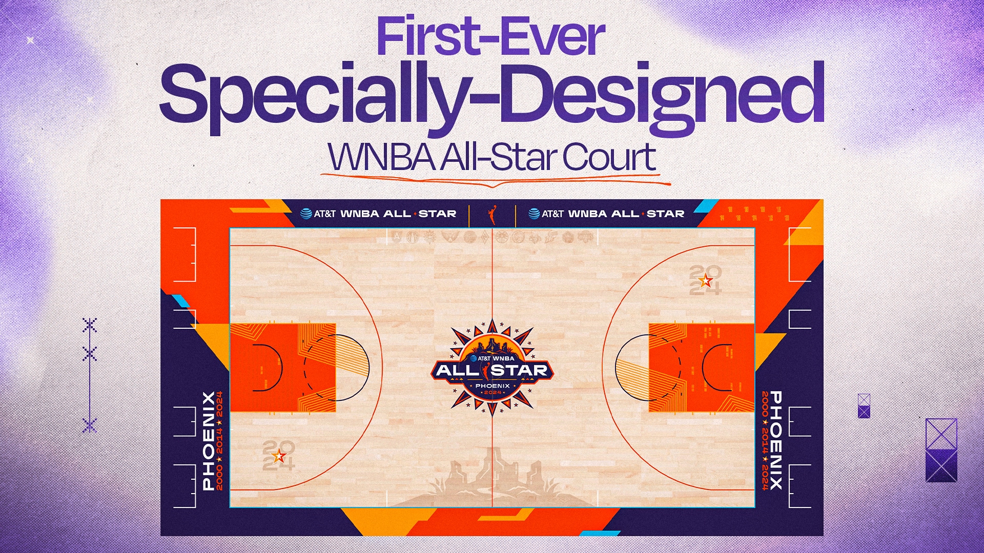 What makes a WNBA basketball court unique? Discover the specific details that define the womens game.
