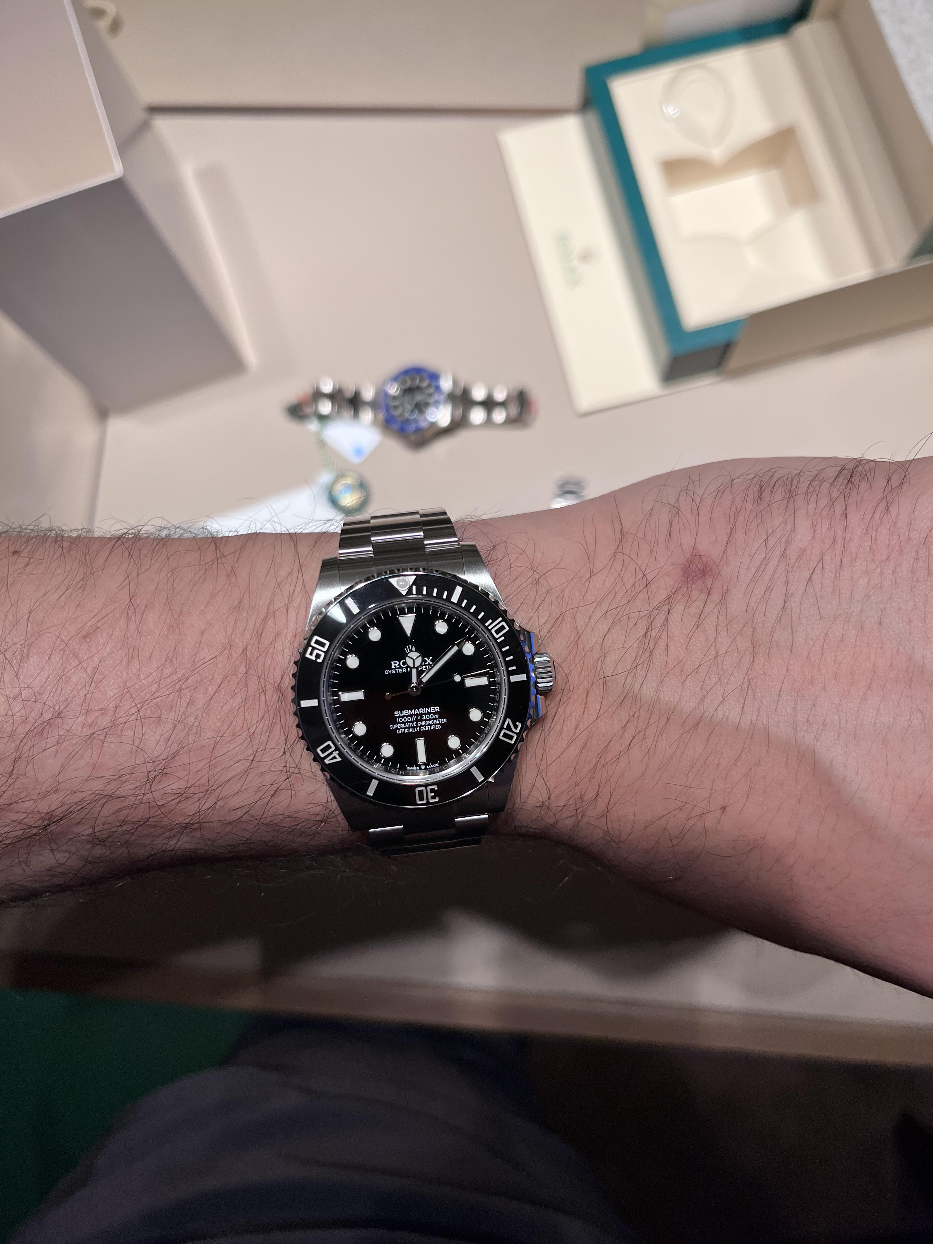 Thinking about a no-date submariner? Its a super clean and classic watch a lot of people love!