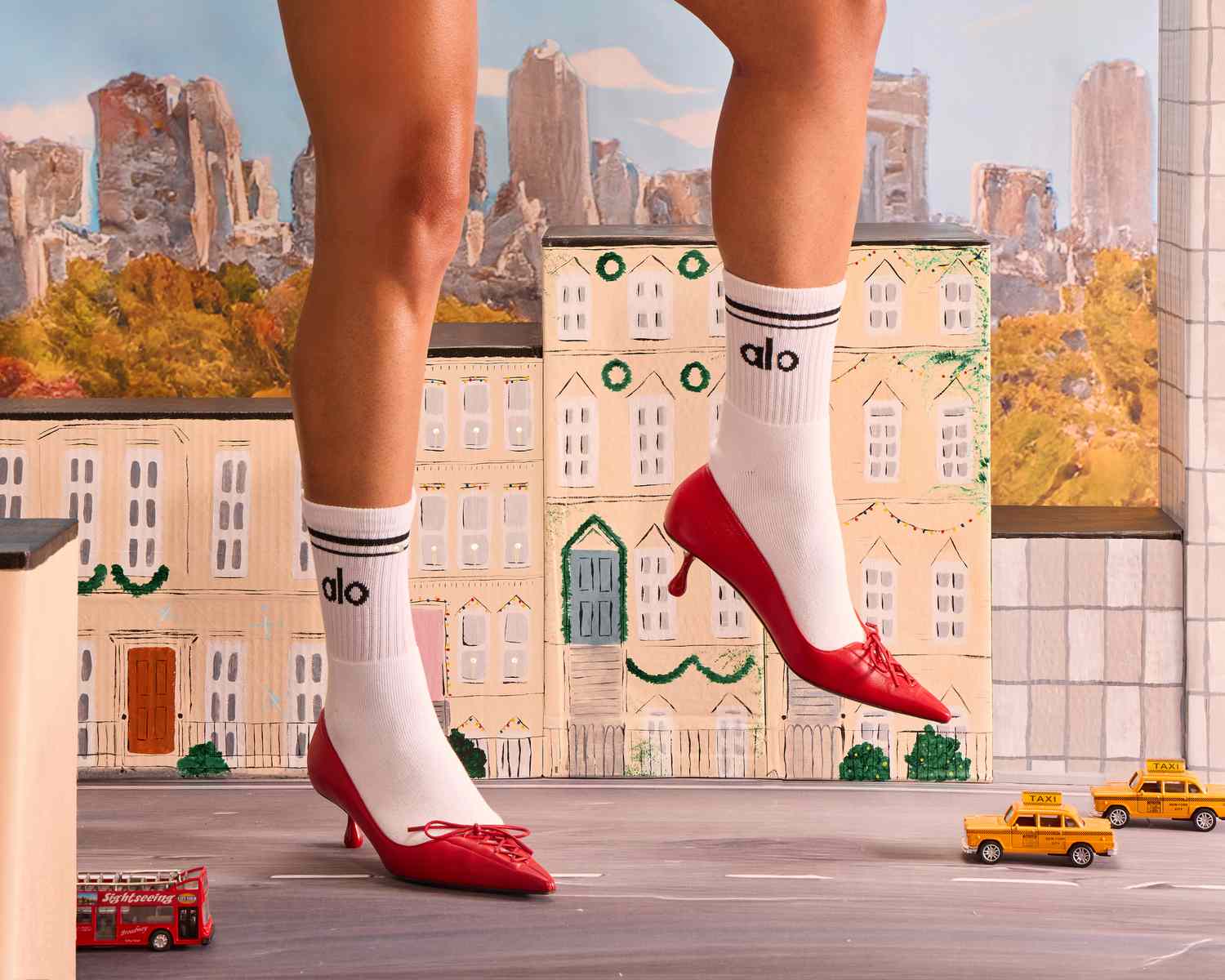 How to wear the socks and high heels trend? Easy style tips for a chic look today.