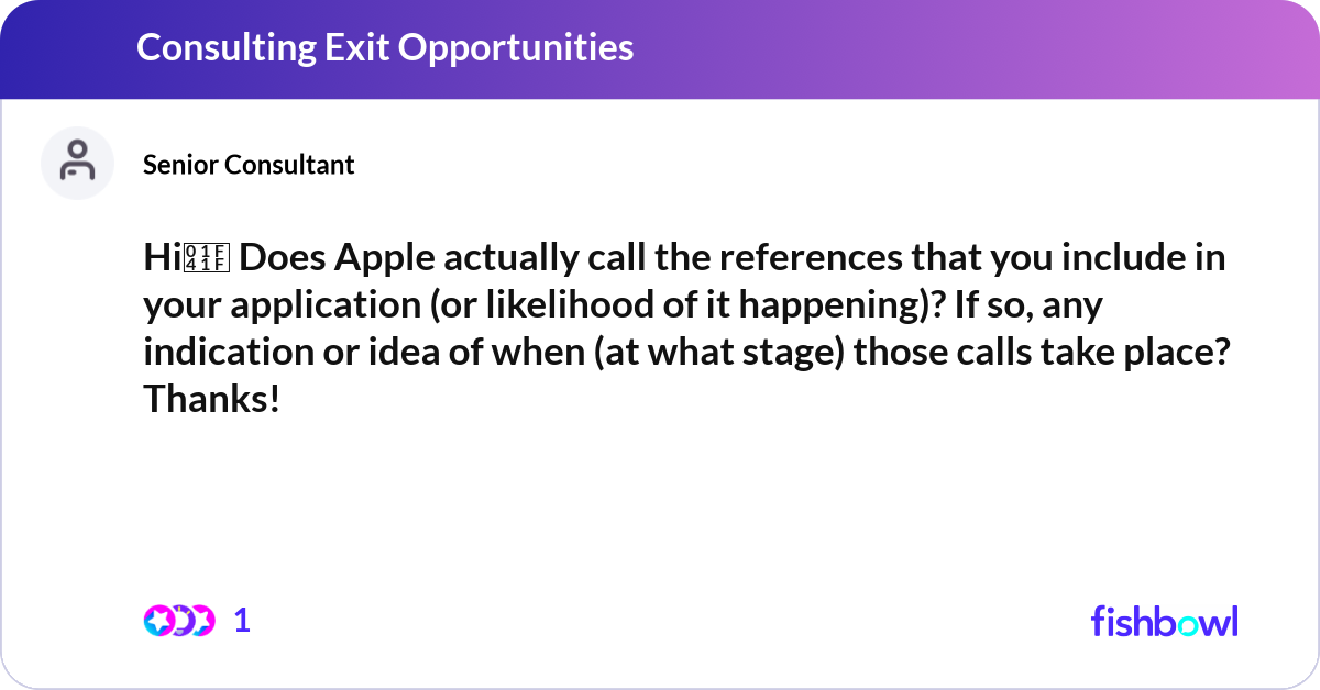 Wondering if Apple contacts your old boss? Does Apple notify your professional references for jobs?