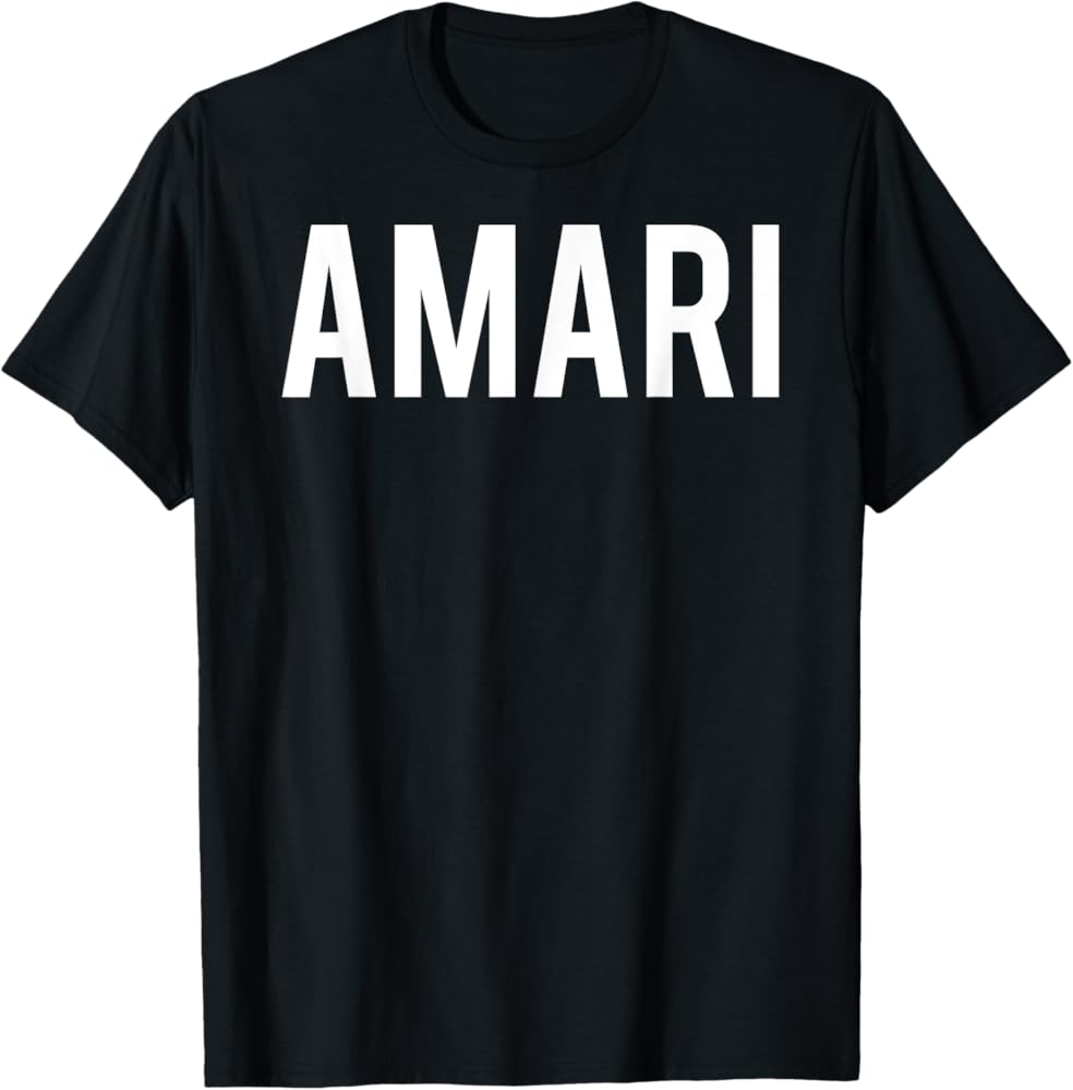 Looking for a unique amari t shirt? Check out these awesome designs for an amari t shirt.