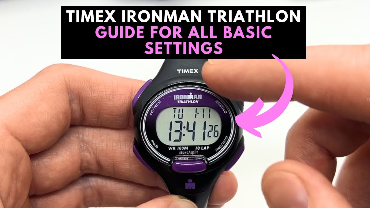 Need help to set a timex ironman watch? This easy guide makes it no problem at all.
