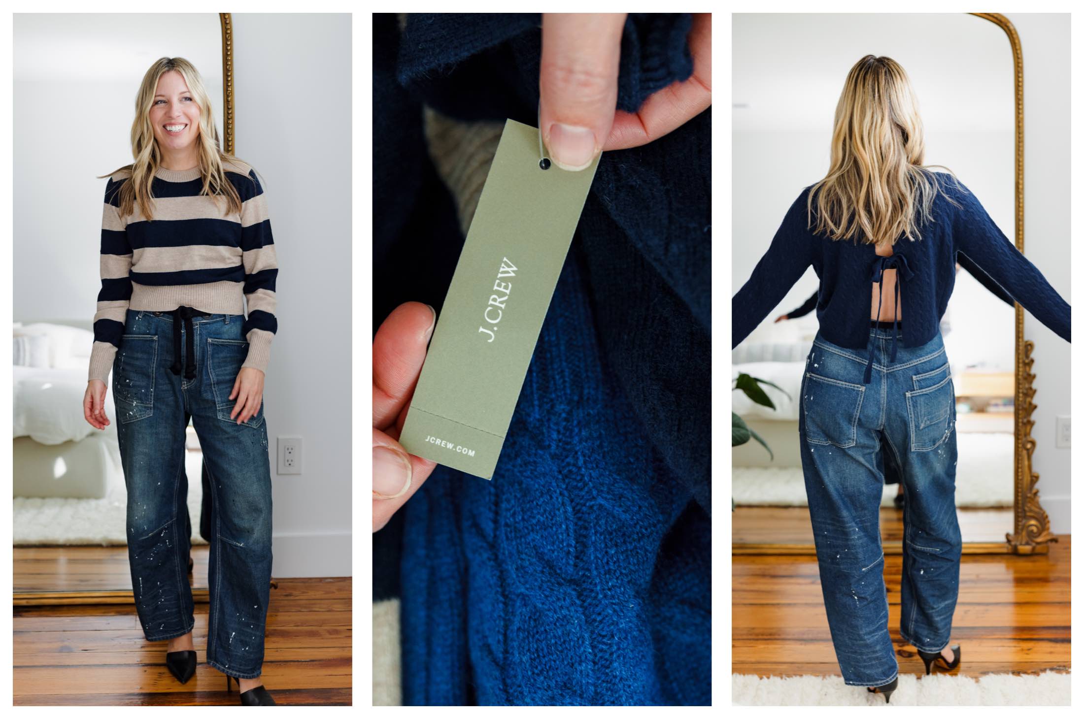 Is the J Crew Cashmere Shrunken Crewneck Sweater Worth It? Read Our Honest Thoughts and Review.