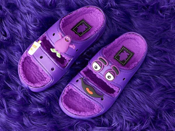 Want the funniest grimace sandals ever? These styles will definitely make everyone laugh out loud!