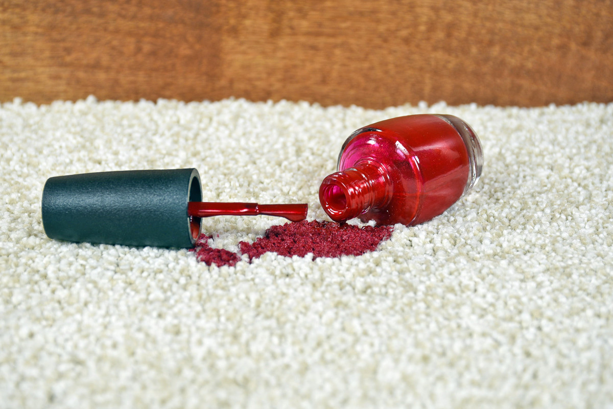 How can I get nail varnish out of carpet? Try these easy tricks for a clean floor.