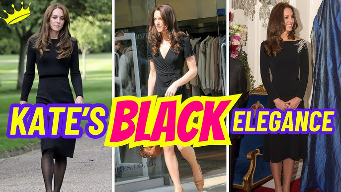 Black Dress Kate Middleton: Styling It Her Way with Easy Tips for a Royal Look.