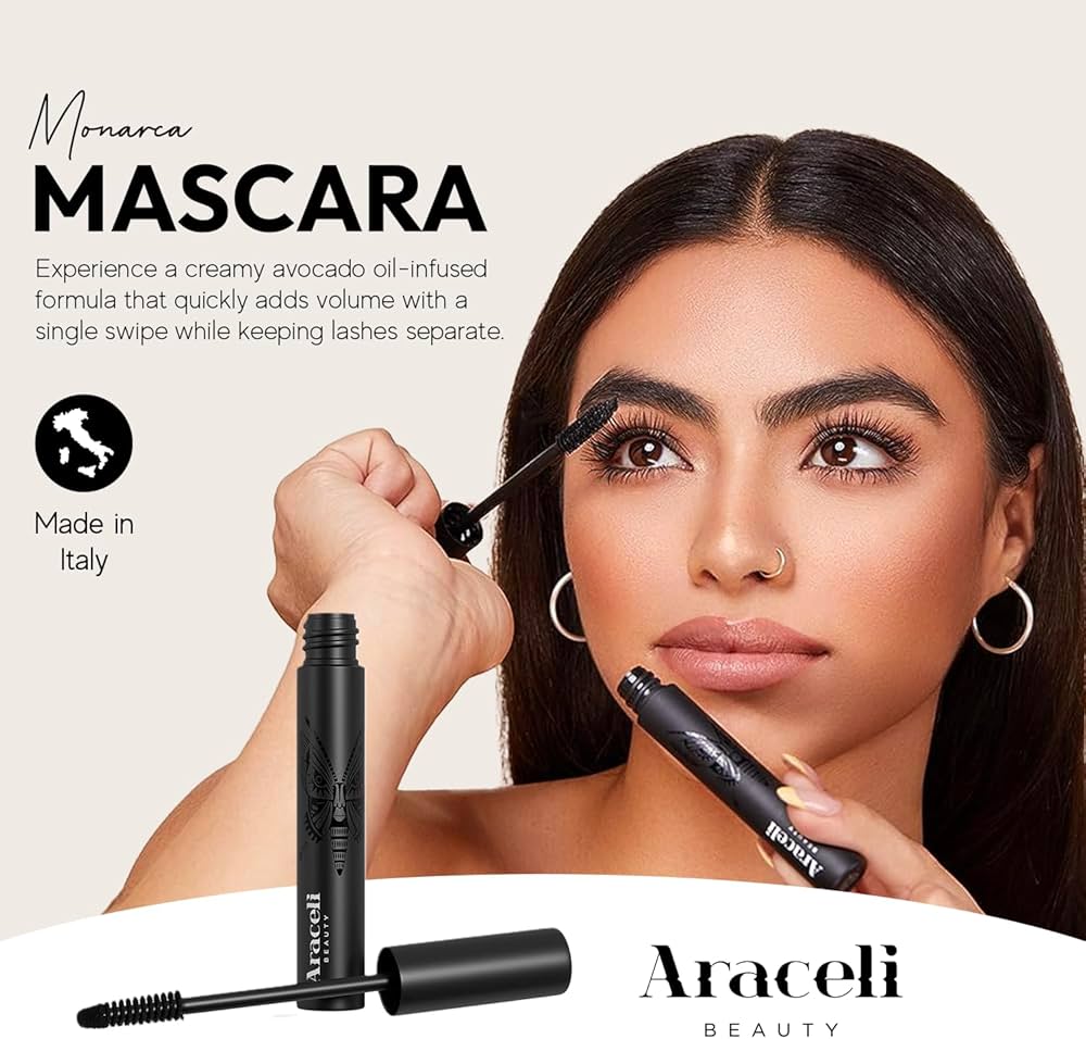 What makes Araceli Mascara different from others? Learn about its unique formula and brush design for amazing lash definition and awesome volume.