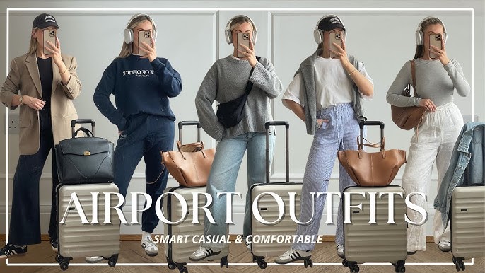 Need some easy airport outfit ideas? Here is how to dress smart and cozy for travel.