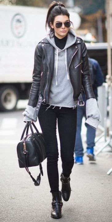 Wondering how to style pinterest leather jacket outfits very easily? Just copy these simple and super chic outfit formulas today.