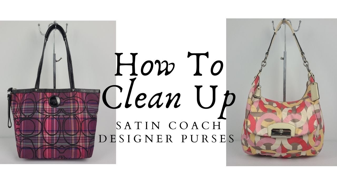 Cleaning coach fabric handbags: what should you use? (avoid these common mistakes to keep your bag safe)