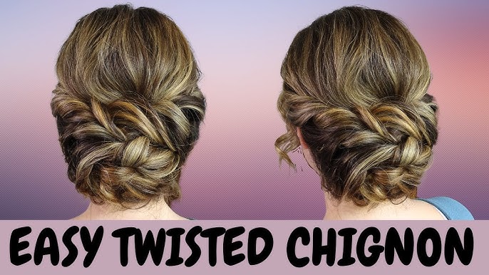 Twisted Chignon: Quick and Easy Styling Guide